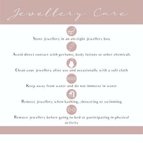 Chanel jewellery care instructions